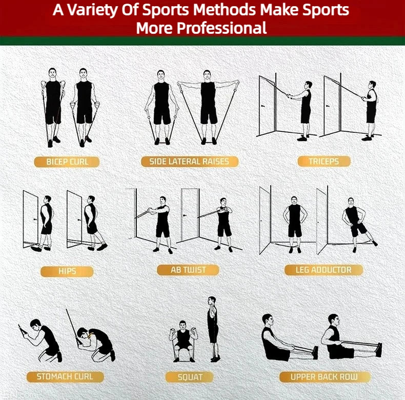 Set Pull Rope, Resistance Bands